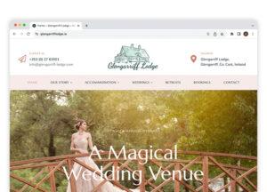 Website Design Glengarriff Lodge a charming wedding venue
